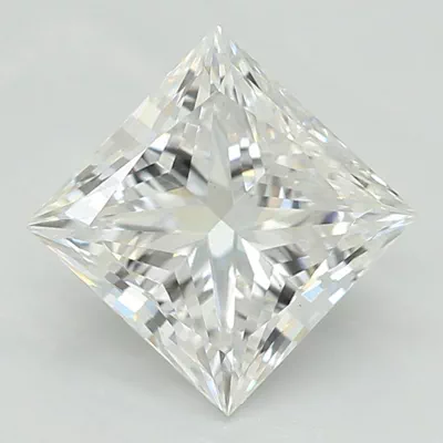 1.02ct D VVS2 Very Good Cut Princess Lab Grown Diamond