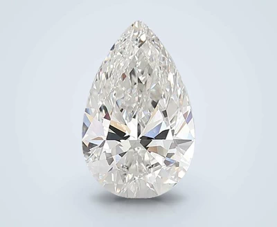 4.92ct F VS1 Rare Carat Ideal Cut Pear Lab Grown Diamond