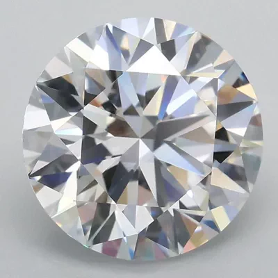 3.01ct D VS1 Rare Carat Ideal Cut Round Lab Grown Diamond