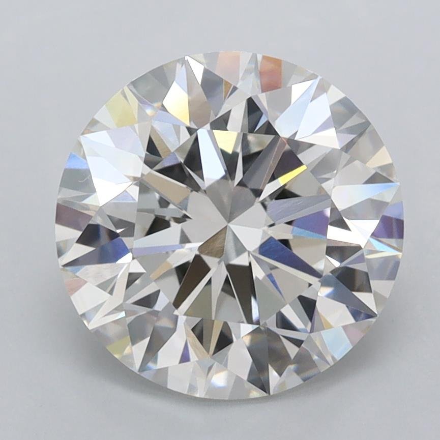 3.01ct F VVS1 Rare Carat Ideal Cut Round Lab Grown Diamond