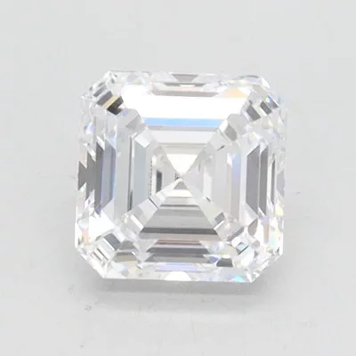 1.07ct E VVS2 Rare Carat Ideal Cut Asscher Lab Grown Diamond