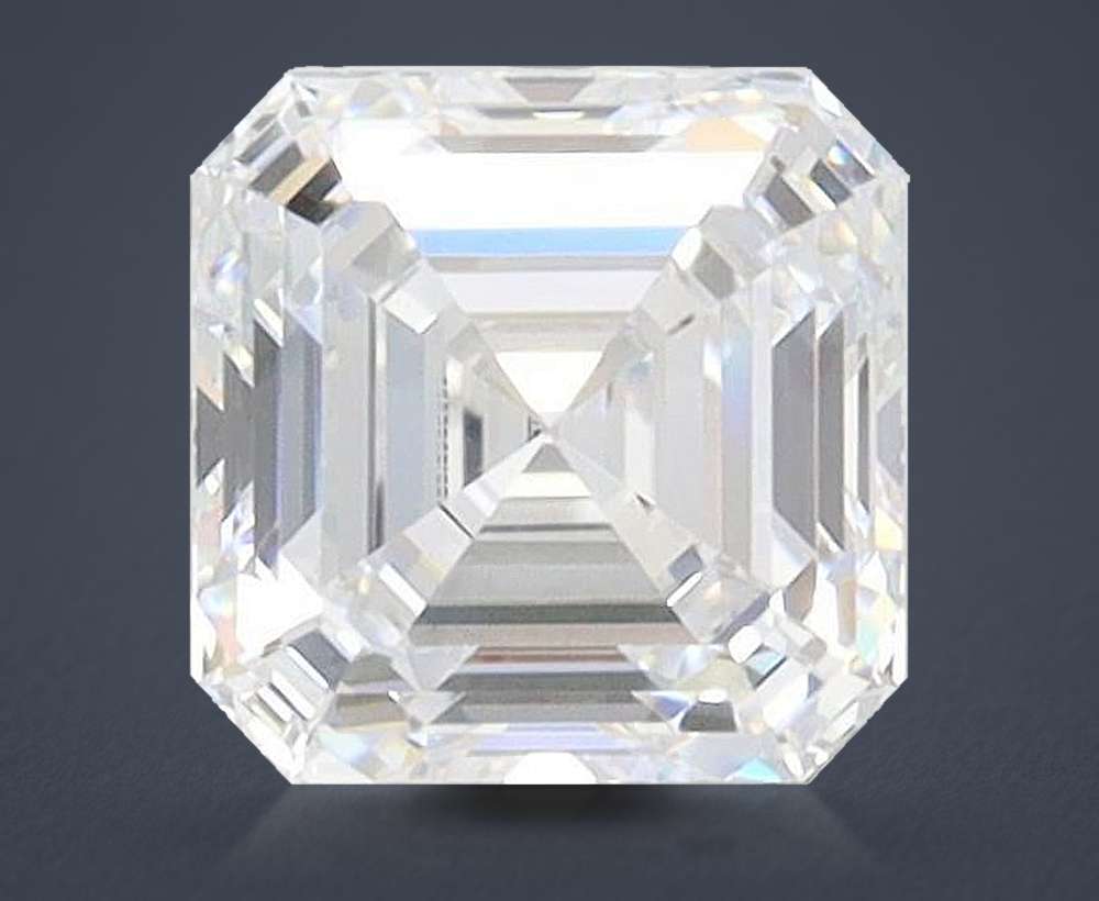 1.07ct E VVS2 Rare Carat Ideal Cut Asscher Lab Grown Diamond