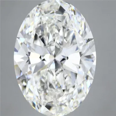 14.30ct F VVS2 Rare Carat Ideal Cut Oval Lab Grown Diamond