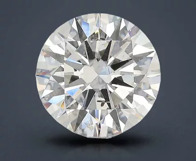 3.03ct H SI2 Rare Carat Ideal Cut Round Diamond
