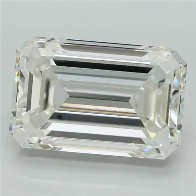 9.11ct F VVS2 Rare Carat Ideal Cut Emerald Lab Grown Diamond