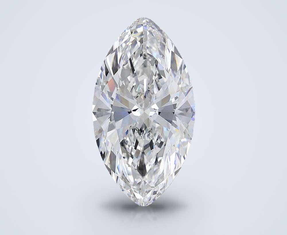 13.07ct E VVS2 Rare Carat Ideal Cut Marquise Lab Grown Diamond