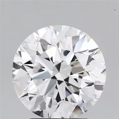 2.11ct D FL Rare Carat Ideal Cut Round Diamond