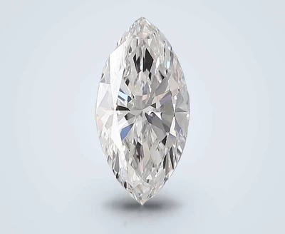 3.07ct E VVS2 Rare Carat Ideal Cut Marquise Lab Grown Diamond