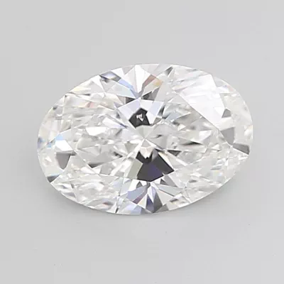 4.05ct F VVS2 Rare Carat Ideal Cut Oval Lab Grown Diamond