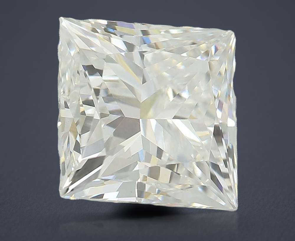 2.88ct E VS1 Rare Carat Ideal Cut Princess Lab Grown Diamond