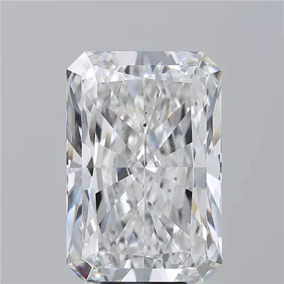 10.08ct E VS2 Rare Carat Ideal Cut Radiant Diamond
