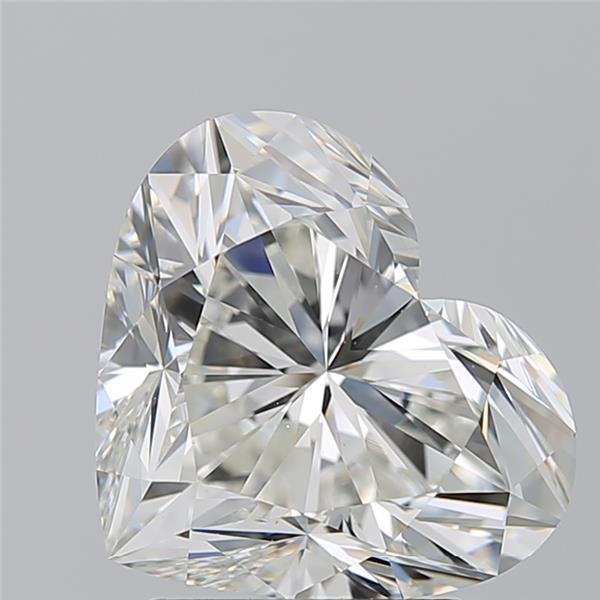 3.20ct J VS2 Rare Carat Ideal Cut Heart Diamond