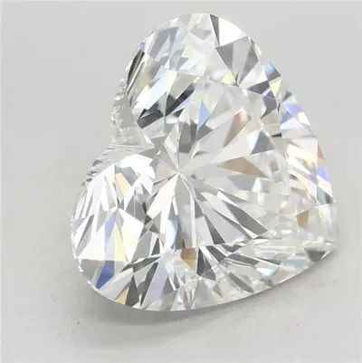 5.08ct F VVS2 Rare Carat Ideal Cut Heart Lab Grown Diamond