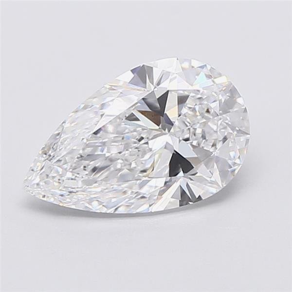 1.39ct D VS1 Rare Carat Ideal Cut Pear Lab Grown Diamond