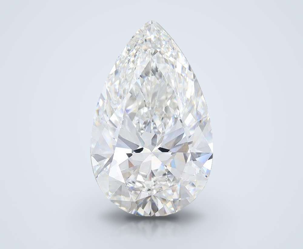 13.21ct F VS1 Rare Carat Ideal Cut Pear Lab Grown Diamond