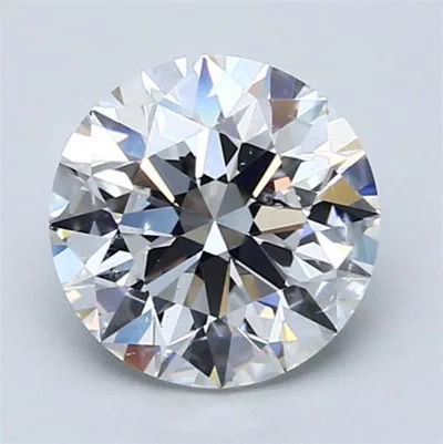 2.00ct D SI2 Rare Carat Ideal Cut Round Diamond