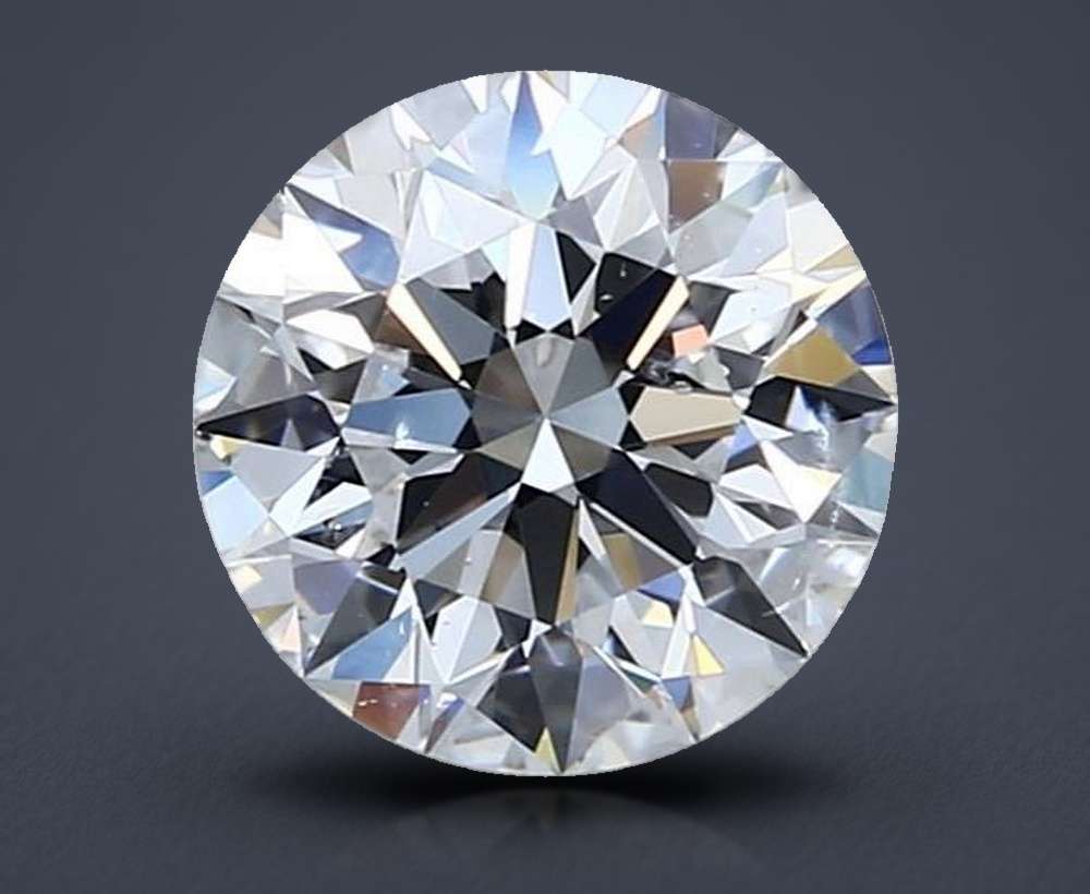 2.00ct D SI2 Rare Carat Ideal Cut Round Diamond