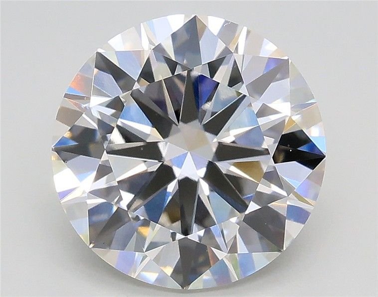 2.90ct G VVS2 Excellent Cut Round Lab Grown Diamond