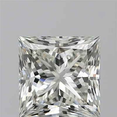 2.21ct K VVS2 Rare Carat Ideal Cut Princess Diamond