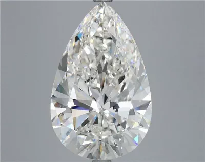 7.83ct I VS2 Rare Carat Ideal Cut Pear Diamond