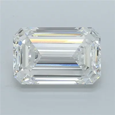 8.26ct E VS1 Rare Carat Ideal Cut Emerald Lab Grown Diamond