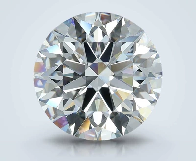 5.01ct F VS2 Rare Carat Ideal Cut Round Diamond