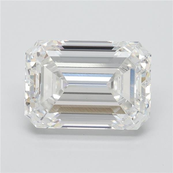 5.08ct F VS1 Rare Carat Ideal Cut Emerald Lab Grown Diamond