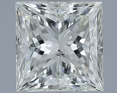 1.52ct K SI2 Rare Carat Ideal Cut Princess Diamond