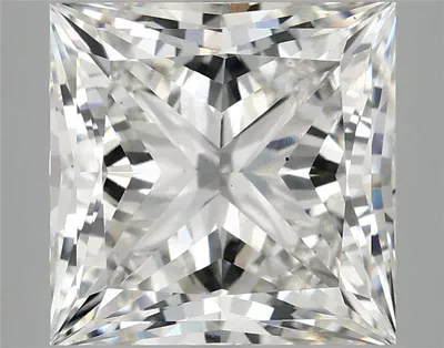 5.10ct G VS1 Rare Carat Ideal Cut Princess Lab Grown Diamond