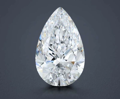 10.05ct D FL Rare Carat Ideal Cut Pear Diamond