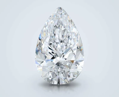 10.05ct D FL Rare Carat Ideal Cut Pear Diamond