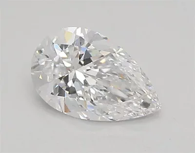 0.66ct D VVS2 Rare Carat Ideal Cut Pear Lab Grown Diamond