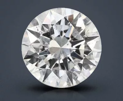 3.02ct I SI1 Rare Carat Ideal Cut Round Diamond