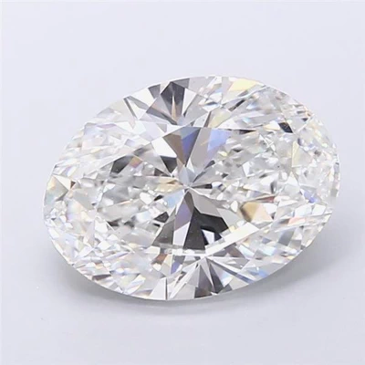 2.04ct D VS2 Rare Carat Ideal Cut Oval Lab Grown Diamond