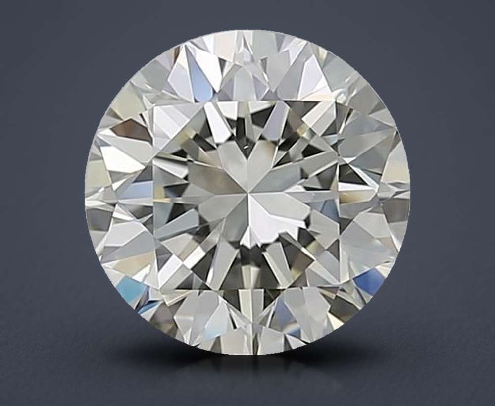 3.01ct K SI1 Very Good Cut Round Diamond