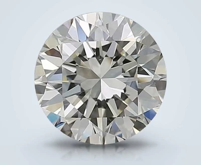 3.01ct K SI1 Very Good Cut Round Diamond