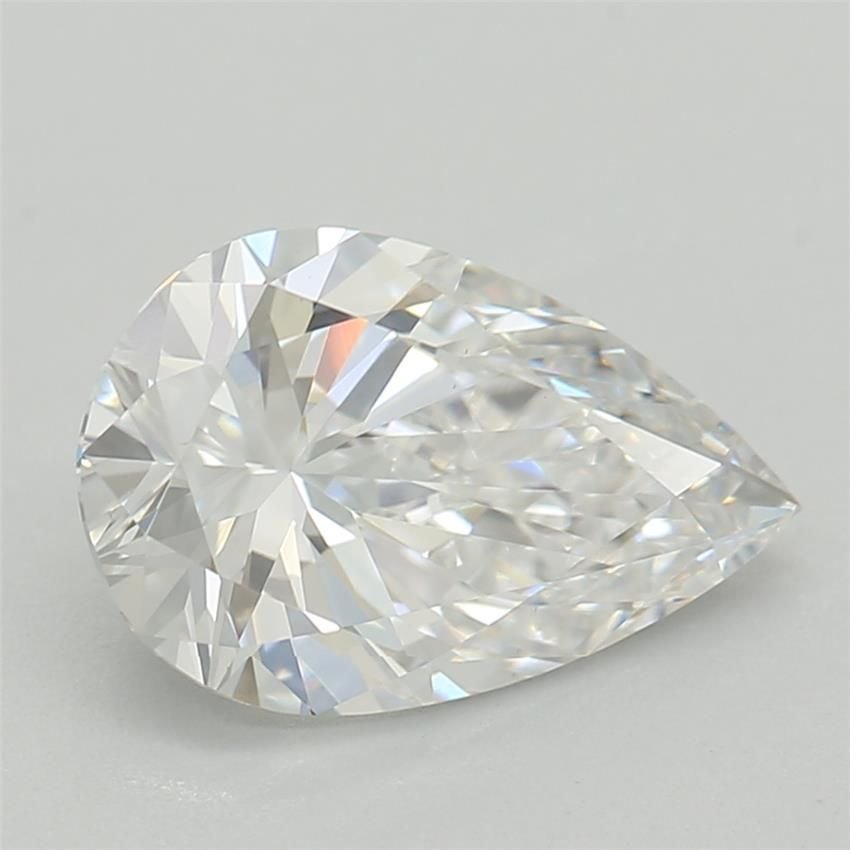 1.08ct D VS1 Rare Carat Ideal Cut Pear Lab Grown Diamond