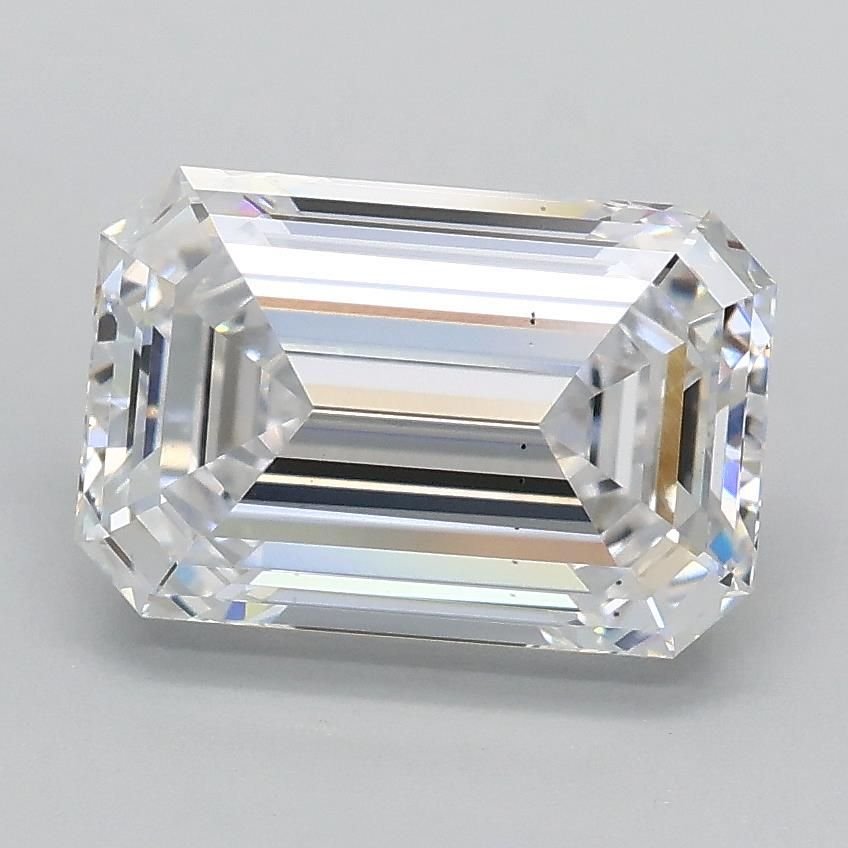 2.09ct D VS2 Rare Carat Ideal Cut Emerald Lab Grown Diamond