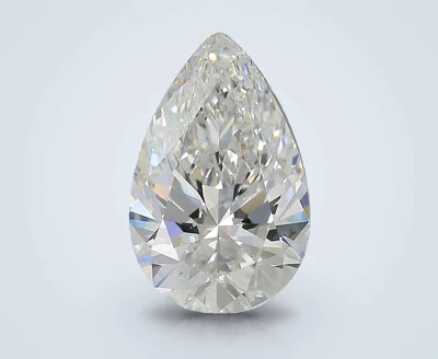 3.08ct E VS2 Rare Carat Ideal Cut Pear Lab Grown Diamond