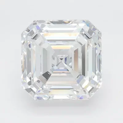 2.03ct D VVS2 Rare Carat Ideal Cut Asscher Lab Grown Diamond