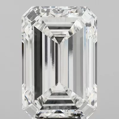 14.56ct F VVS2 Very Good Cut Emerald Lab Grown Diamond