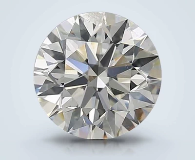 3.01ct H SI2 Excellent Cut Round Diamond