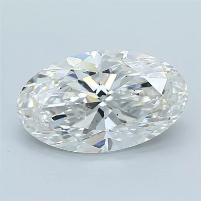 4.01ct E VS2 Very Good Cut Oval Lab Grown Diamond
