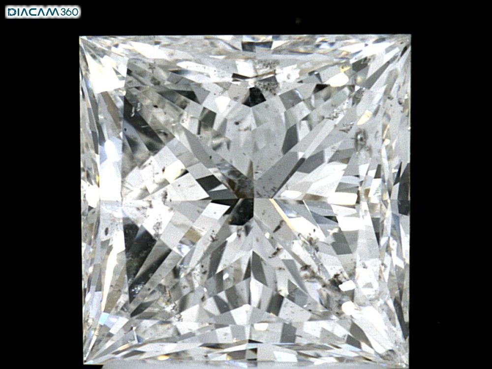 2.51ct H SI2 Excellent Cut Princess Diamond