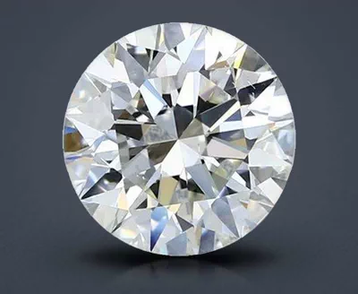3.71ct K SI2 Rare Carat Ideal Cut Round Diamond