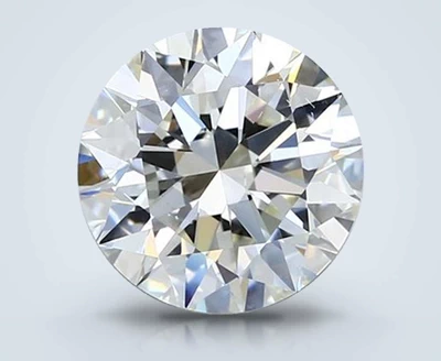 3.71ct K SI2 Rare Carat Ideal Cut Round Diamond