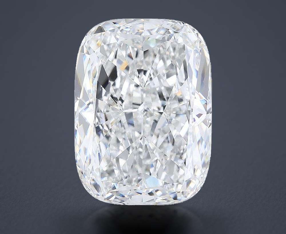 11.00ct E VVS2 Very Good Cut Cushion Lab Grown Diamond