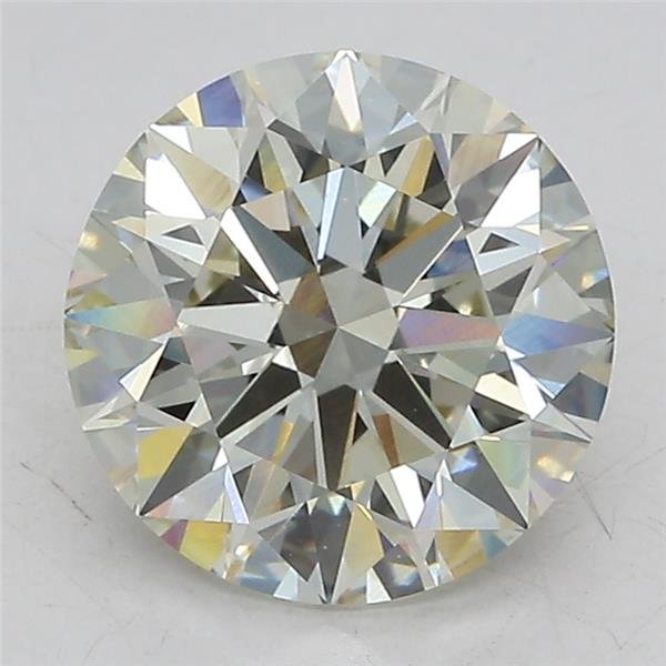 3.06ct J VS1 Rare Carat Ideal Cut Round Lab Grown Diamond