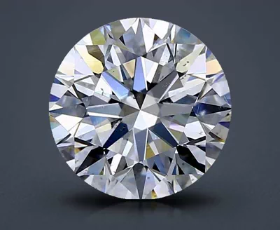 3.02ct G SI2 Rare Carat Ideal Cut Round Diamond