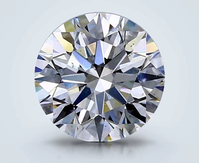 3.02ct G SI2 Rare Carat Ideal Cut Round Diamond